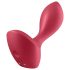Satisfyer Backdoor Lover - uzlādējams, ūdensizturīgs anālais vibrators (sarkans)
