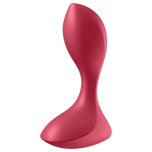 Satisfyer anālais vibrators ūdensizturīgs uzlādējams sarkans