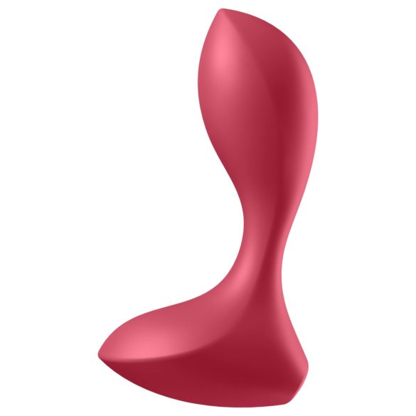 Satisfyer anālais vibrators ūdensizturīgs uzlādējams sarkans