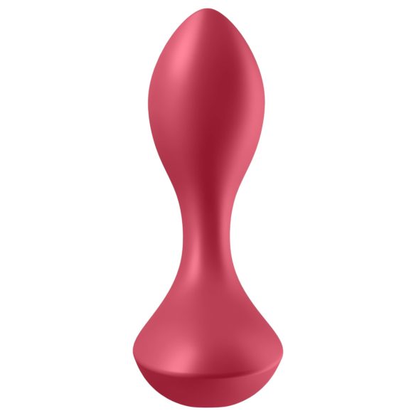 Satisfyer anālais vibrators ūdensizturīgs uzlādējams sarkans