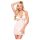 Penthouse Sweet & Spicy - kakla mežģīņu komplekts (balts) - M/L