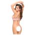 Penthouse Double Spice - mežģīņu krūštura komplekts (nude) - M/L