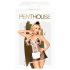 Penthouse Teaser - 3-daļīgs istabenes tērps (melnbalts)