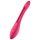 Satisfyer Elastic Joy - uzlādējams, elastīgs pāra vibrators (sarkans)