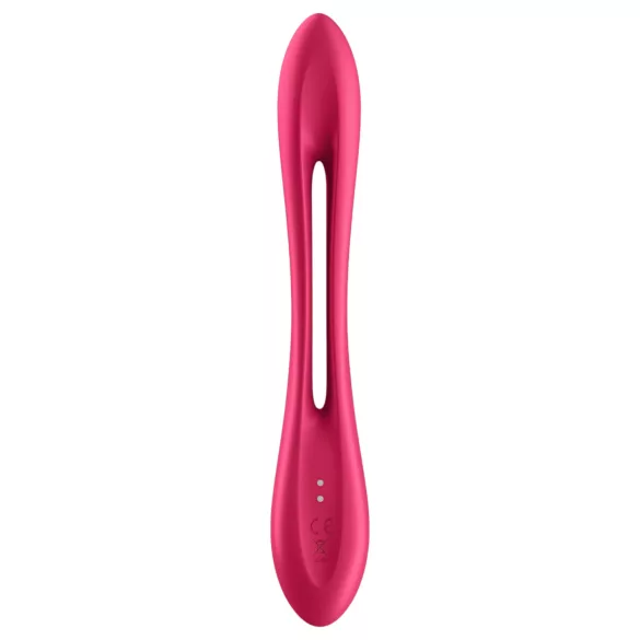 Satisfyer pāris vibrators elastīgs uzlādējams sarkans