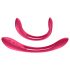 Satisfyer Elastic Joy - uzlādējams, elastīgs pāra vibrators (sarkans)