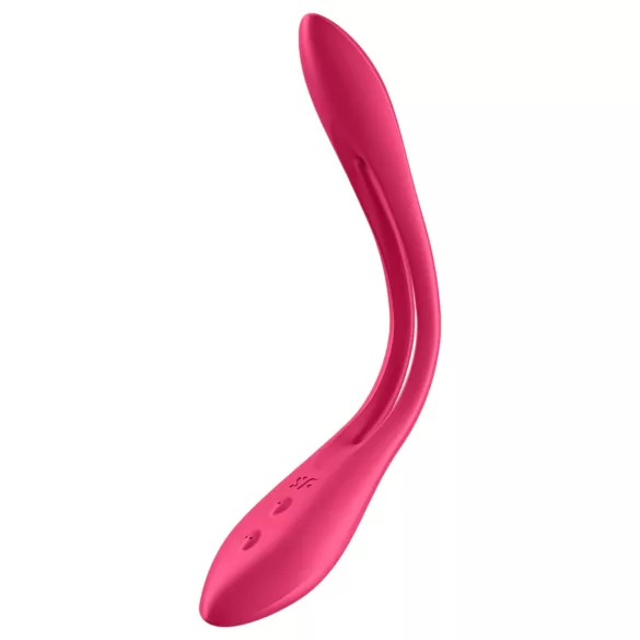 Satisfyer pāris vibrators elastīgs uzlādējams sarkans
