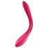 Satisfyer Elastic Joy - uzlādējams, elastīgs pāra vibrators (sarkans)