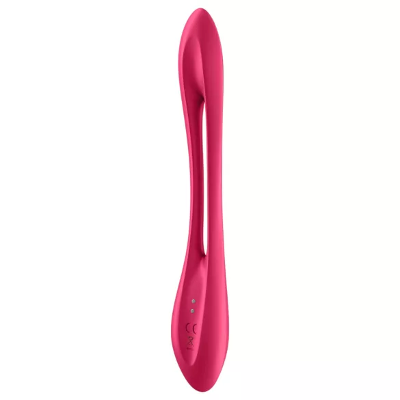 Satisfyer pāris vibrators elastīgs uzlādējams sarkans
