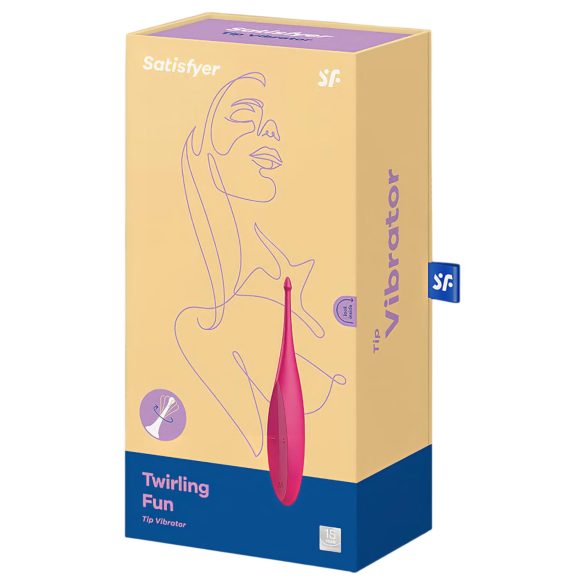 Satisfyer Twirling Fun - klitorālais vibrators ūdensizturīgs uzlādējams rozā