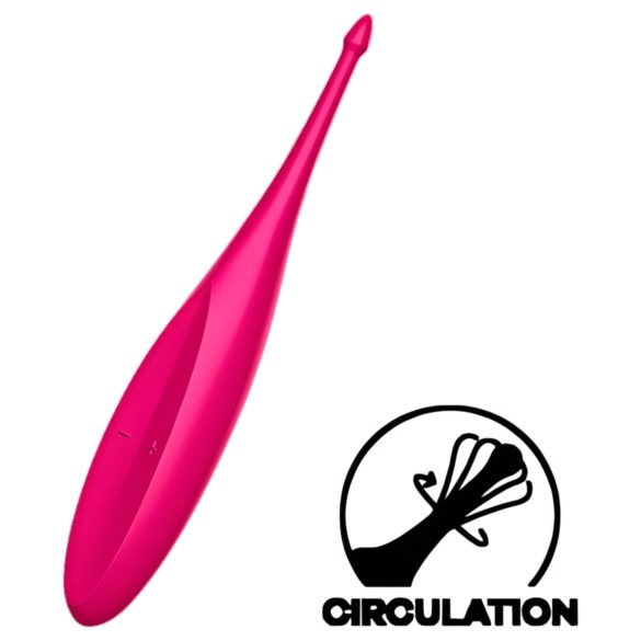 Satisfyer Twirling Fun - klitorālais vibrators ūdensizturīgs uzlādējams rozā