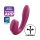 Satisfyer Sunray - uzlādējams ar gaisa vilni 2in1 vibrators (sarkans)