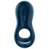 Satisfyer Epic Duo – inteliģentais vibrējošs dzimumlocekļa gredzens (melns)