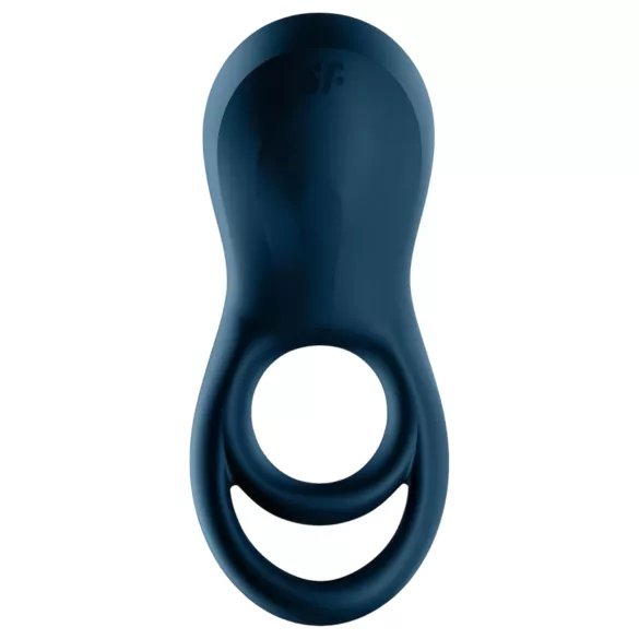 Satisfyer Epic Duo - Lietotnes vadāms vibrējošs dzimumlocekļa gredzens vīriešiem (melns)