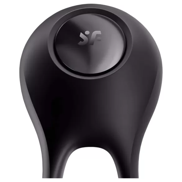 Satisfyer Majestic Duo - uzlādējams ūdensizturīgs erekcijas gredzens melns