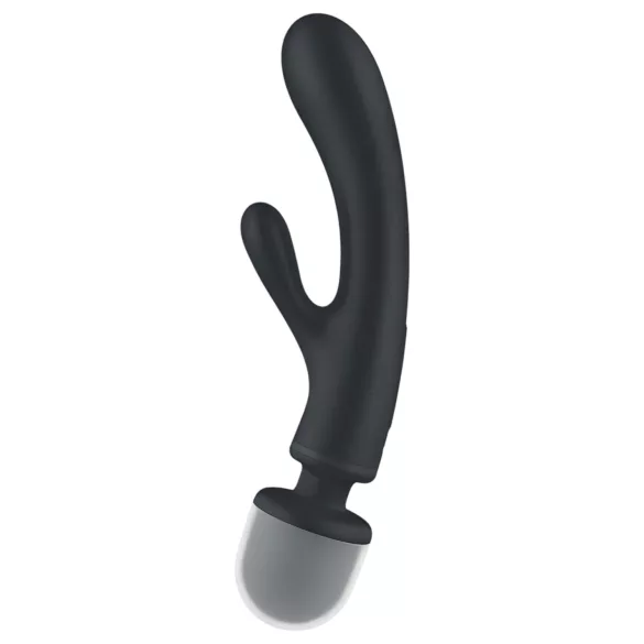 Satisfyer Triple Lover - G-punkta un masāžas vibrators sudraba krāsā