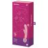 Satisfyer Triple Lover - G-punkta un klitora vibrators rozā