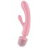 Satisfyer Triple Lover - G-punkta un klitora vibrators rozā