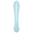 Satisfyer Triple Oh - uzlādējams vibrators ar klitora rociņu (zils)