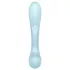 Satisfyer Triple Oh - uzlādējams vibrators ar klitora rociņu (zils)
