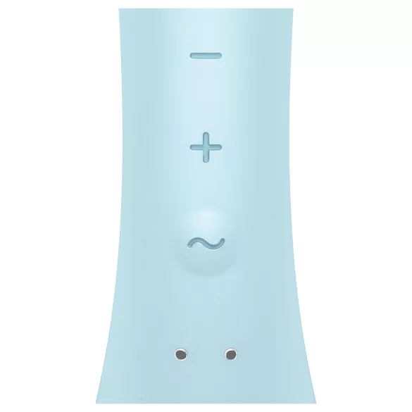 Satisfyer Triple Oh - uzlādējams vibrators ar klitora rociņu (zils)