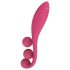 Satisfyer Tri Ball 1 - uzlādējams multifunkcionāls vibrators sarkans