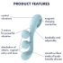 Satisfyer Tri Ball 2 - daudzfunkcionāls vibrators (piparmētra)