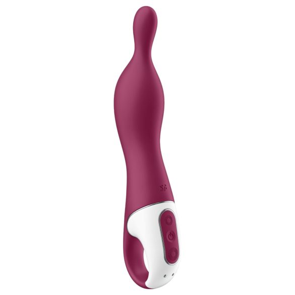 Satisfyer A-Mazing 1 - uzlādējams, A punkta vibrators (sarkans)