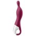 Satisfyer A-Mazing 1 - uzlādējams, A punkta vibrators (sarkans)