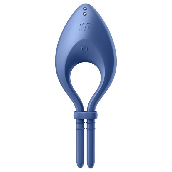 Satisfyer Bullseye - gudrais vibrējošs dzimumlocekļa gredzens (zils)
