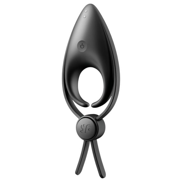 Satisfyer Sniper - akumulatora vibrējošs dzimumlocekļa gredzens (melns)
