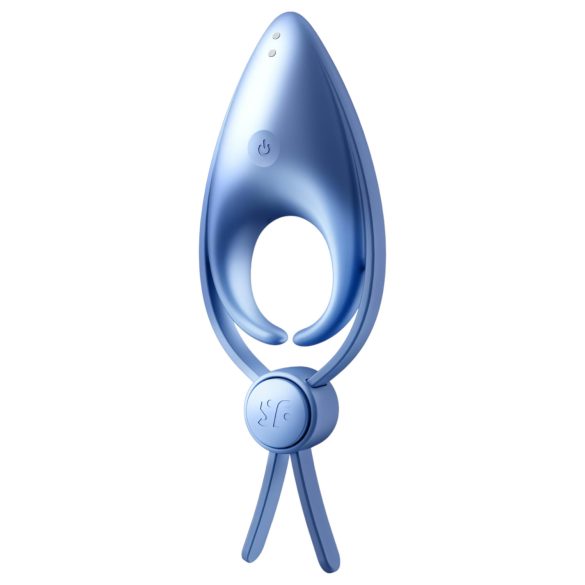 Satisfyer Sniper - uzlādējams, vibrējošs dzimumlocekļa gredzens (zils)