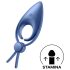 Satisfyer Sniper - uzlādējams, vibrējošs dzimumlocekļa gredzens (zils)