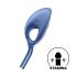 Satisfyer Swordsman - akumulatora vibrējošs gredzens dzimumloceklim (zils)