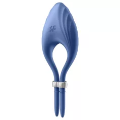  Satisfyer Duelist - uzlādējams vibrējošs dzimumlocekļa gredzens (zils)