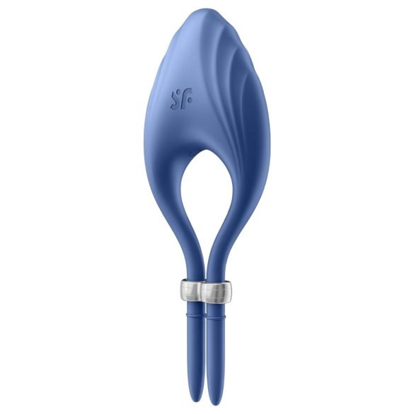 Satisfyer Duelist - uzlādējams vibrācijas gredzens vīriešiem (zils)