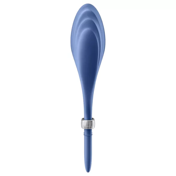 Satisfyer Duelist - akumulatora vibrējošais dzimumlocekļa gredzens zils
