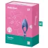 Satisfyer Duelist - akumulatora vibrējošais dzimumlocekļa gredzens zils