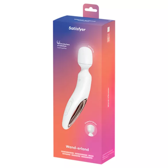 Satisfyer Wand-erland - masāžas vibrators (balts)