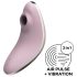 Satisfyer Vulva Lover 1 - Gaisa viļņu klitora vibrators (violets)
