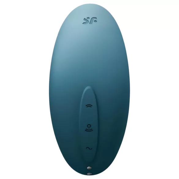 Satisfyer Vulva Lover 2 - uzlādējams gaisa viļņu klitora vibrators (zils)