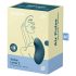 Satisfyer Vulva Lover 2 - Uzlādējams klitorālais gaisa vilņu vibrators (zils)