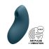 Satisfyer Vulva Lover 2 - Uzlādējams klitorālais gaisa vilņu vibrators (zils)