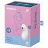 Satisfyer Vulva Lover 2 - gaisa viļņu klitora vibrators (balts)