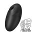 Satisfyer Vulvas Mīļotājs 3 - gaisa viļņu klitora stimulators (melns)