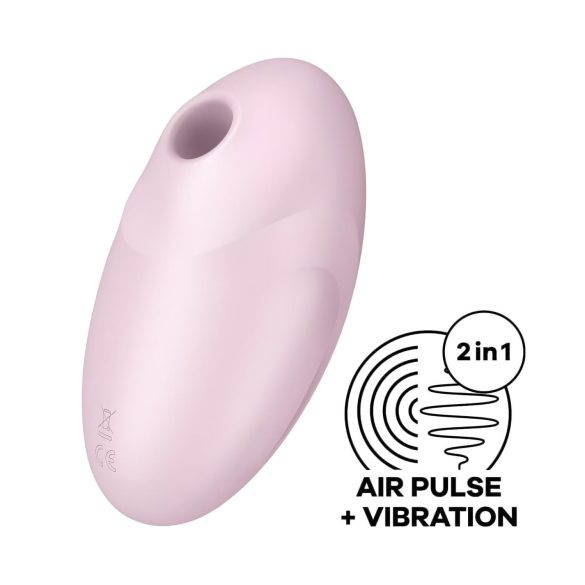 Satisfyer Vulva Lover 3 - klitorālais stimulators ar gaisa viļņiem, uzlādējams,