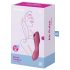 Satisfyer Curvy Trinity 3 - Gaisa viļņu 2in1 vibrators (sarkans)