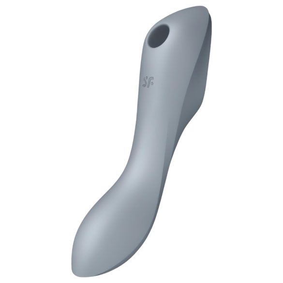 Satisfyer Curvy Trinity 3 - gaisa viļņu 2in1 vibrators (pelēks)