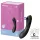 Satisfyer Curvy Trinity 4 - gaisa viļņu 2‑in‑1 vibrators (melns)
