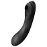 Satisfyer Curvy Trinity 4 - gaisa viļņu 2in1 vibrators (melns)